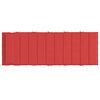vidaXL Sonnenliegen-Auflage Rot 180x60x4 cm Oxford-Gewebe