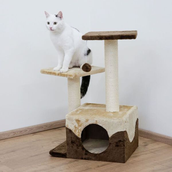 Kerbl Kratzbaum Saphir 70 cm Braun und Beige