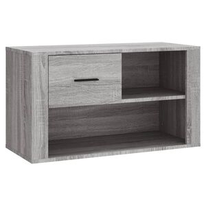 vidaXL Schuhschrank Grau Sonoma 80x35x45 cm Holzwerkstoff