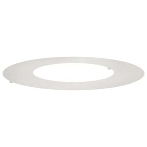 vidaXL geeignet f&uuml;r flachen Baumring Silber &Oslash;40/70 cm Edelstahl
