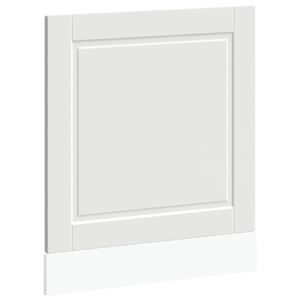 vidaXL Geschirrsp&uuml;lerblende Porto Wei&szlig; 60x1,5x57 cm Holzwerkstoff