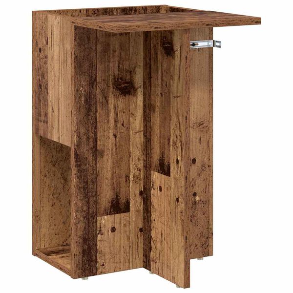 vidaXL Beistelltisch Altholz 35 x 40 x 55 cm Holzwerkstoff