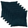 vidaXL Kissenbezug 6 stk. HEERLEN Marineblau 60 x 60 cm