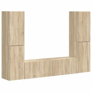vidaXL TV-Schrankset 6 pcs Sonoma-Eiche Holzwerkstoff