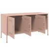 vidaXL TV-Schrank Rosa 100,5x39x50,5 cm Stahl