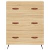 vidaXL Highboard Sonoma-Eiche 69,5x34x180 cm Holzwerkstoff