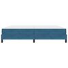 vidaXL Boxspringbett mit Matratze Dunkelblau 200 x 200 cm Stoff