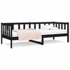 vidaXL Tagesbett Schwarz 90x190 cm Massivholz Kiefer