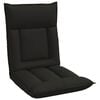 vidaXL Bodenstuhl Schwarz 55 x 61 x 70 cm Kunstleder