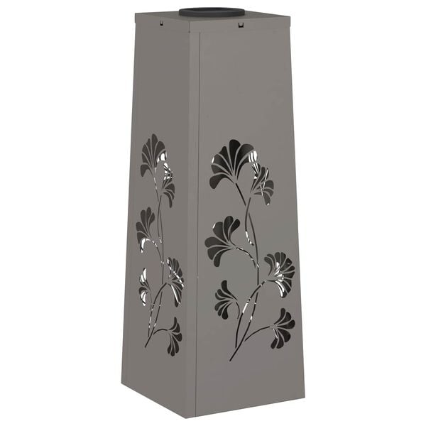 vidaXL Solar LED Weg Licht 2 pcs Rostig Wetterfeststahl