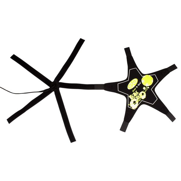 Get & Go Fussball-Trainingsger&auml;t Schwarz und Gelb