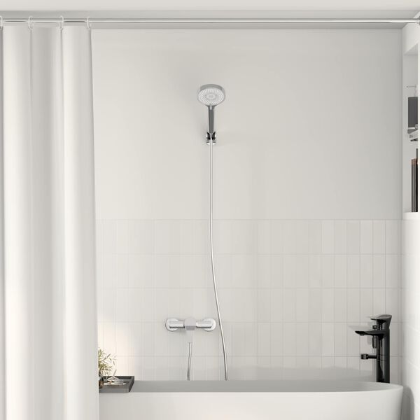 vidaXL Duschkopf Set Chrom G 1 / 2 Zoll Messing