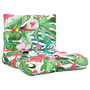 vidaXL Palettenkissen 2 Stk. Mehrfarbig Oxford-Gewebe