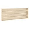 vidaXL Wanddisplay-Case Wandhalterung Beige 100 x 8,5 x 36 cm