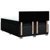 vidaXL Boxspringbett mit Matratze Schwarz 160x200 cm Stoff