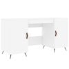 vidaXL Schreibtisch Wei&szlig; 140x50x75 cm Holzwerkstoff