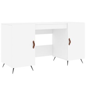 vidaXL Schreibtisch Wei&szlig; 140x50x75 cm Holzwerkstoff