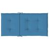vidaXL Niedriglehner-Auflagen 6 Stk. Melange Blau 100x50x4 cm Stoff