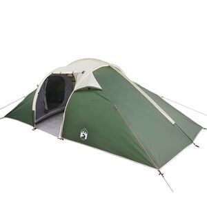 vidaXL Tunnelzelt mit Dach mit Speicher Gr&uuml;n 510 x 240 x 156 cm Taft