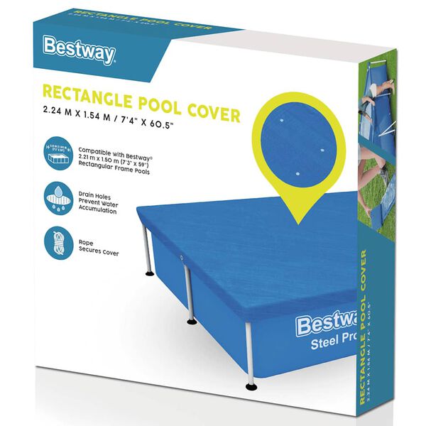 Bestway Poolabdeckung Flowclear 221x150 cm