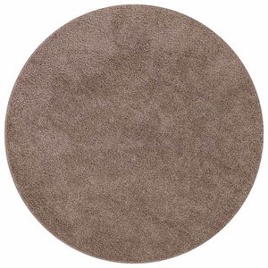 vidaXL Anti-Rutsch Shaggy Teppich Braun 120 x 120 cm PP