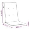 vidaXL Gartenstuhlauflagen f&uuml;r Hochlehner 2 Stk. Anthrazit 120x50x2 cm