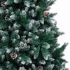 vidaXL K&uuml;nstlicher Weihnachtsbaum mit 300 LEDs mit St&auml;nder Gr&uuml;n 210 cm
