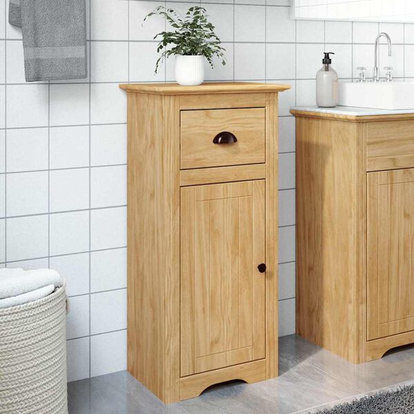 vidaXL Badezimmerschrank BODO Honigbraun 44 x 30 x 90 cm Holzwerkstoff