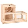 vidaXL Hamsterk&auml;fig 81x40x60 cm Massivholz Tanne