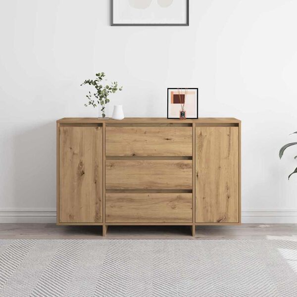 vidaXL Sideboard Artisan-Eiche 120 x 41 x 75 cm Holzwerkstoff