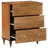 vidaXL Beistellschrank 60x33x75 cm Massivholz Mango