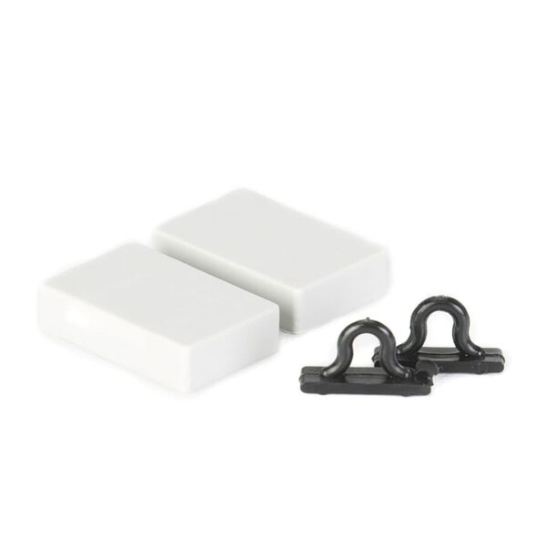 Travellife Insektenschutz f&uuml;r T&uuml;ren Chenille Stripe 185x56cm Grau/Wei&szlig;