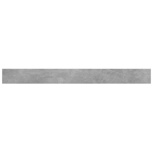 vidaXL B&uuml;cherregal-Bretter 8 Stk. Betongrau 100x10x1,5cm Holzwerkstoff