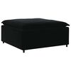 vidaXL Modulares Sofa Fu&szlig;hocker-Modul Schwarz 100x100x48 cm