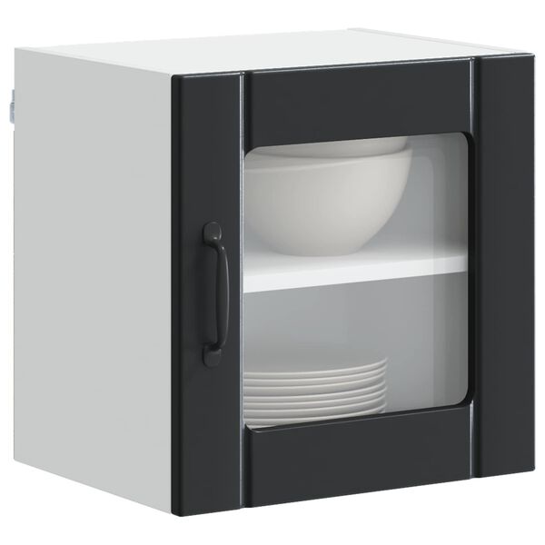 vidaXL K&uuml;chenschrank Schwarz 40 x 31 x 40 cm Holzwerkstoff