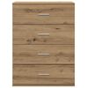 vidaXL Sideboard Artisan-Eiche 60 x 39 x 80 cm Holzwerkstoff