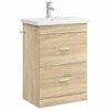 vidaXL Badezimmerm&ouml;bel-Set Sonoma-Eiche 61 x 40 x 84,5 cm