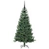 vidaXL Weihnachtsbaum mit 150 LEDs mit St&auml;nder Gr&uuml;n 120 cm PVC