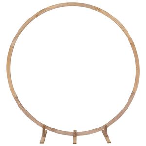 vidaXL Hochzeitsbogen Hellbraun 224 x 80 x 220 cm Massives Kiefernholz