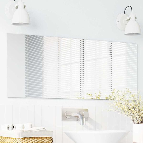 vidaXL Wandspiegel Rechtwinklig 40 x 100 cm Geh&auml;rtetes Glas