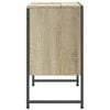 vidaXL Waschbeckenunterschrank Sonoma-Eiche 60x33x60 cm Holzwerkstoff
