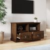 vidaXL TV-Schrank Braun Eichen-Optik 80x35x50 cm Holzwerkstoff