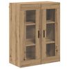 vidaXL Highboard mit Schubladen 2 pcs Artisan-Eiche Holzwerkstoff