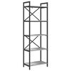 vidaXL B&uuml;cherregal 5 Ebenen 56 x 34 x 171 cm Holzwerkstoff