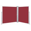vidaXL Ausziehbare Seitenmarkise 170 x 600 cm Rot