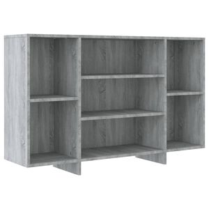vidaXL Sideboard Grau Sonoma 120x30x75 cm Holzwerkstoff