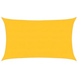vidaXL Sonnensegel 160 g/m&sup2; Rechteckig Gelb 5x8 m HDPE
