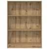 vidaXL B&uuml;cherregal Artisan-Eiche 80x24x109 cm Holzwerkstoff