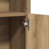 vidaXL Badezimmerschrank Artisan Oak 32x25,5x190 cm Holzwerkstoff