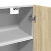 vidaXL Hängeschrank Lyon Sonoma-Eiche 80x31x60 cm Holzwerkstoff